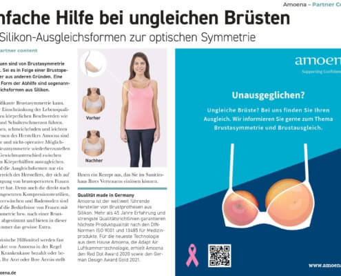 Anzeige: Einfache Hilfe bei ungleichen Brüsten